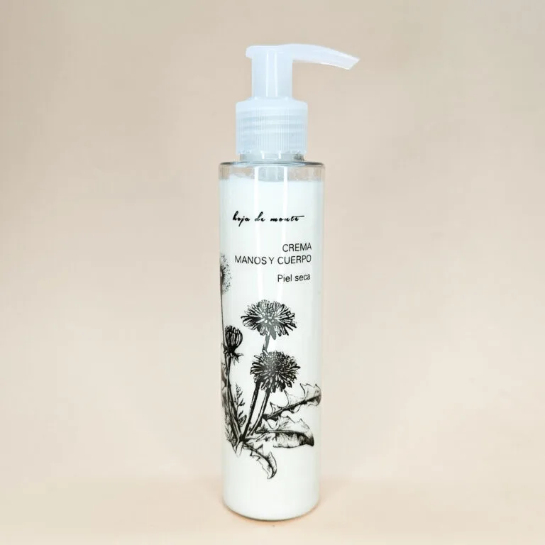 Crema corporal piel seca. Miel y almendras.