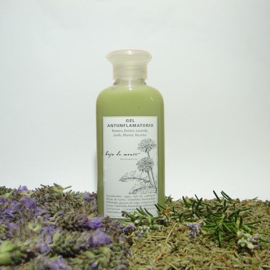 Gel antiinflamatorio relajante