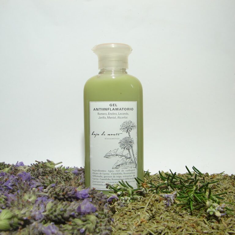Gel antiinflamatorio relajante