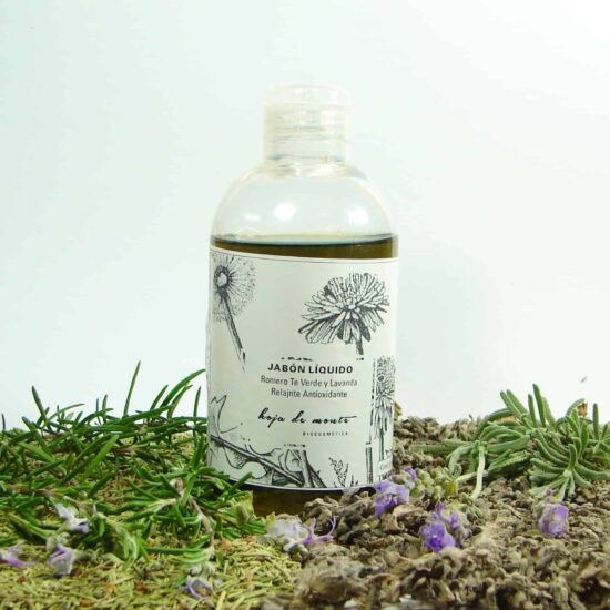 Jabon Líquido Romero, Te verde y Rosas