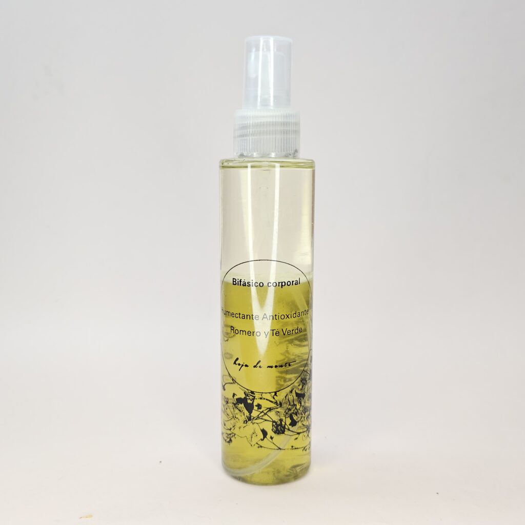 Bifásico corporal piel mixta – Rosa Mosqueta, Té verde y Romero