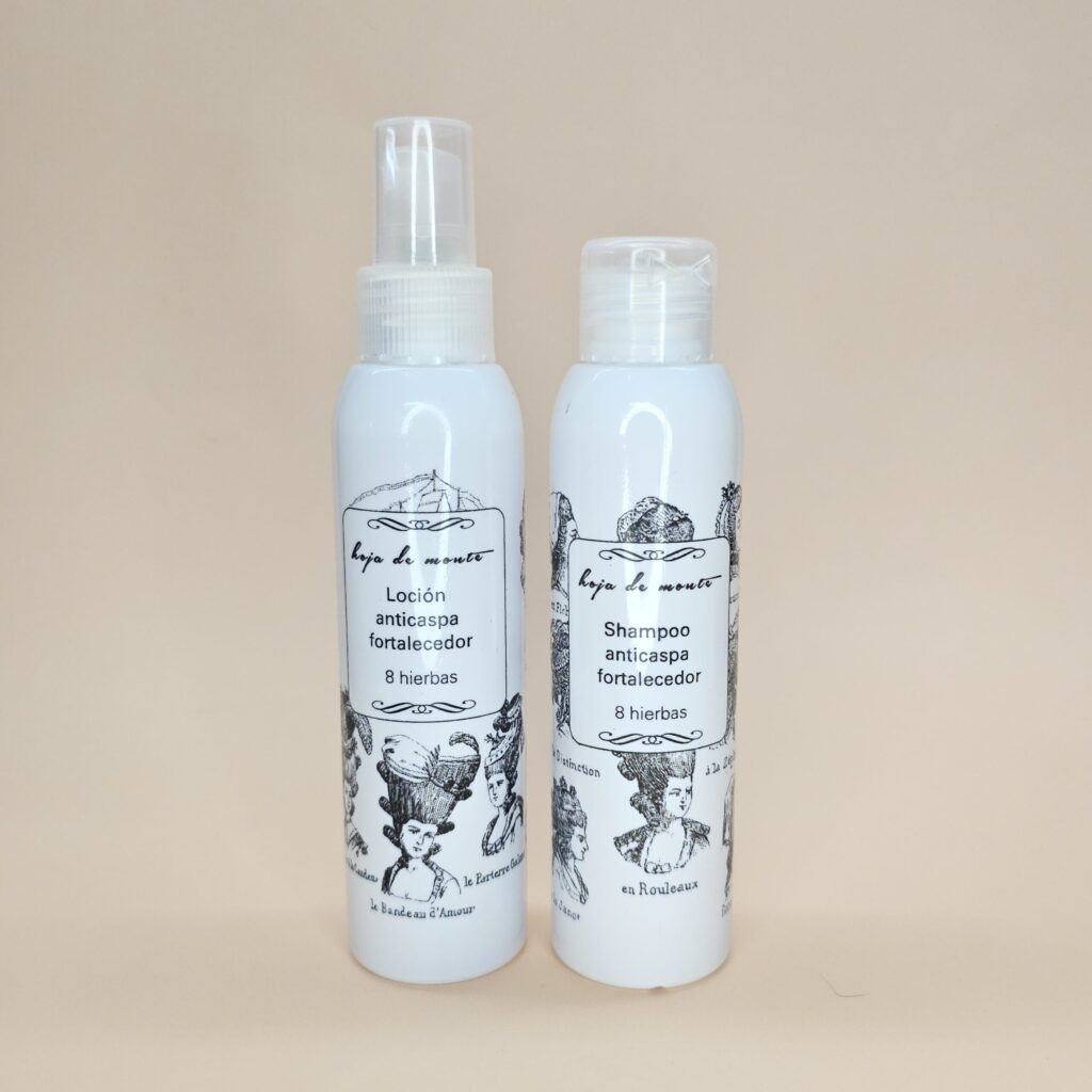 Fortalecedor Capilar Anticaída + Anticaspa | Shampoo + Loción Natural