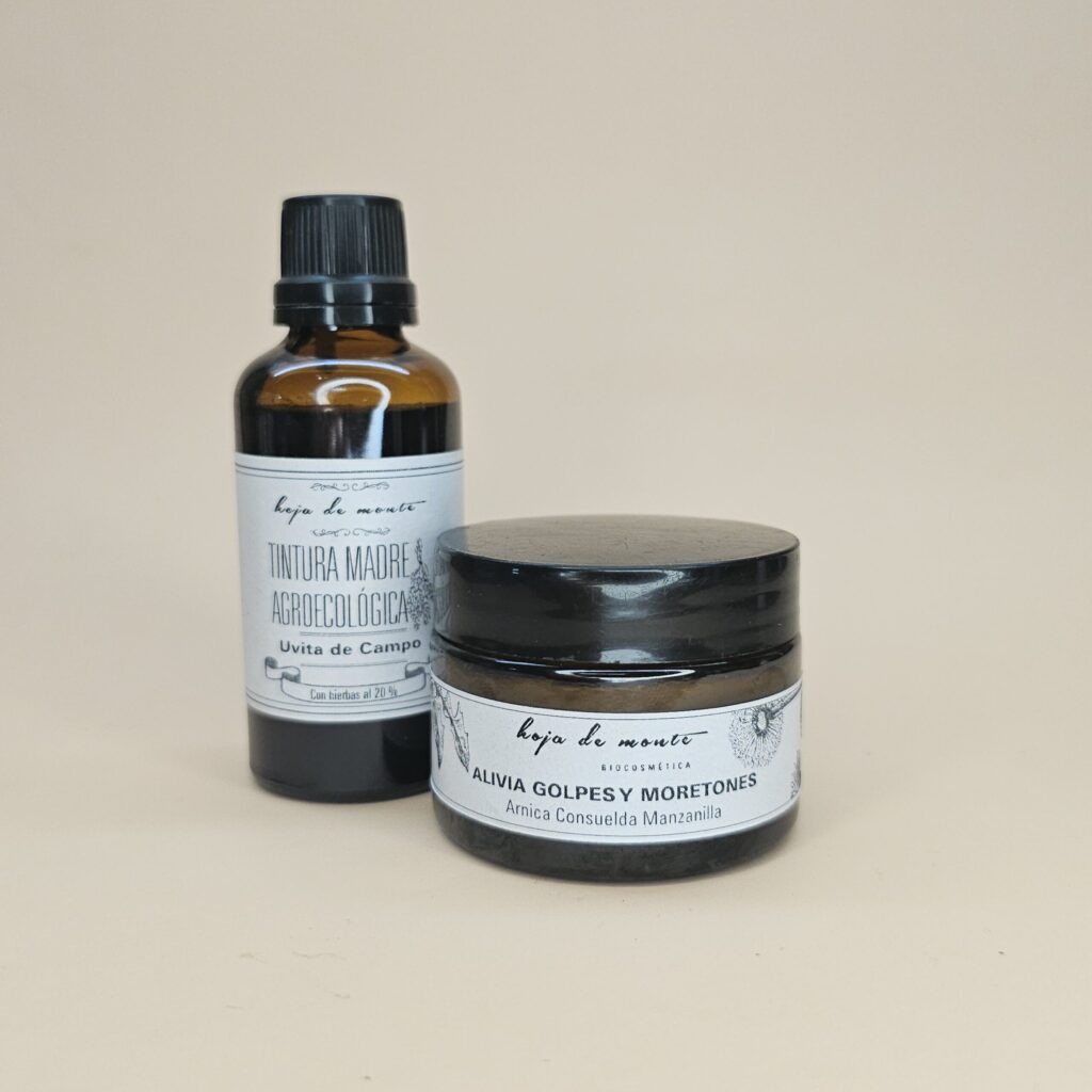 Analgésico y Antiinflamatorio Natural | Árnica + Uvita de Campo