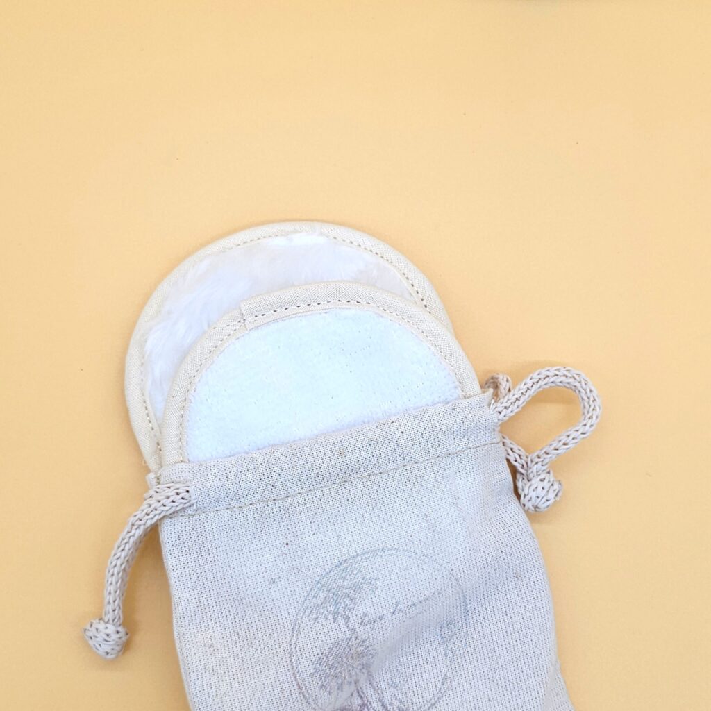 Pads reutilizables para limpieza dentro de bolsita